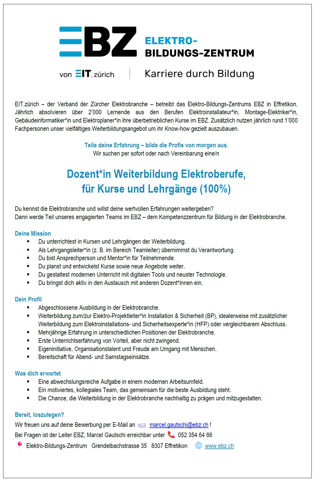 Inserat DozentWB 09 2025